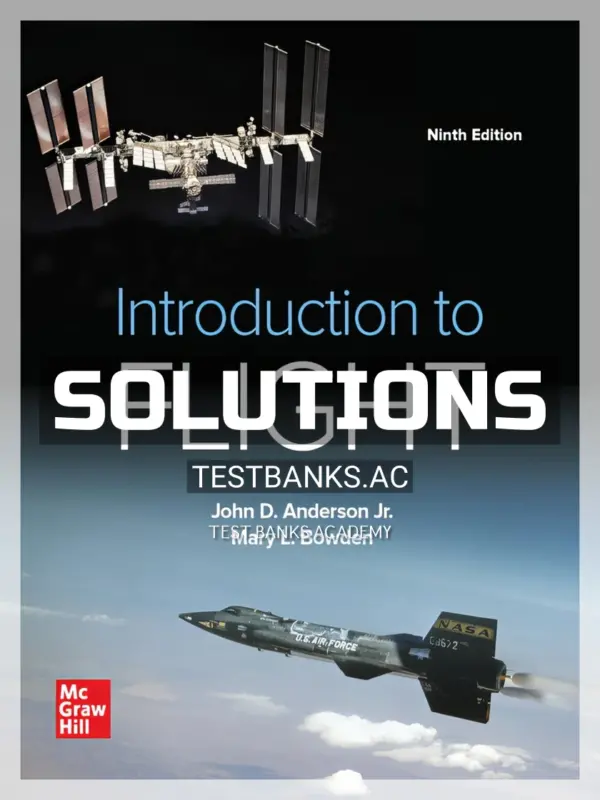Solutions Manual for Introduction to Flight 9th Edition by Anderson