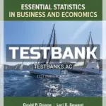 Test Bank for Essential Statistics in Business and Economics 3rd Edition by Doane