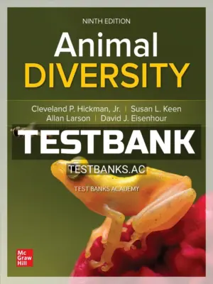 Test Bank for Animal Diversity 9th Edition by Hickman