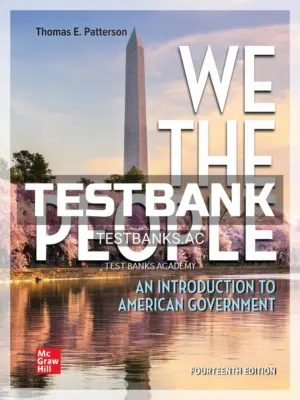 Test Bank for We The People 14th Edition by Patterson