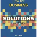 Solutions Manual for Law for Business 14th Edition by Barnes