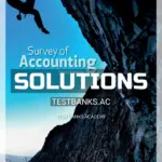 Solutions Manual for Survey of Accounting 6th Edition by Edmonds