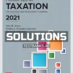 Solutions Manual for Principles of Taxation for Business and Investment Planning 2021 24th Edition by Jones