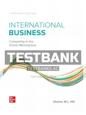 Test Bank for International Business Competing in the Global Marketplace 13th Edition by Hill