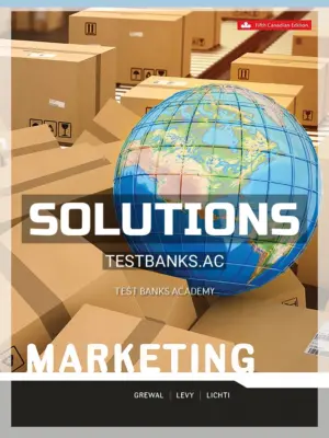 Solutions Manual for Marketing 5th CA Edition by Grewal