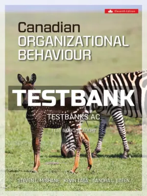 Test Bank for Canadian Organizational Behaviour 11th CA Edition by McShane