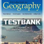 Test Bank for Introduction to Geography 16th Edition by Bjelland