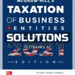 Solutions Manual for McGraw Hills Taxation of Business Entities 2021 Edition 12th Edition by Spilker