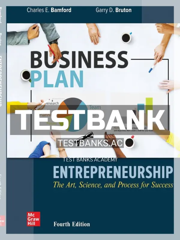 Test Bank for Entrepreneurship 4th Edition by Bamford