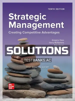 Solutions Manual for Strategic Management Creating Competitive Advantages 10th Edition by Dess