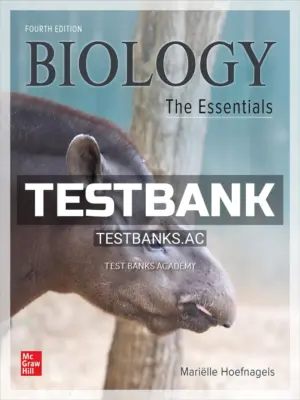 Test Bank for Biology The Essentials 4th Edition by Hoefnagels