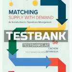 Test Bank for Matching Supply with Demand 5th Edition by Cachon