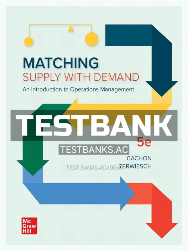 Test Bank for Matching Supply with Demand 5th Edition by Cachon