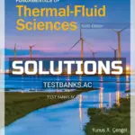 Solutions Manual for Fundamentals of Thermal Fluid Sciences 6th Edition by Cengel