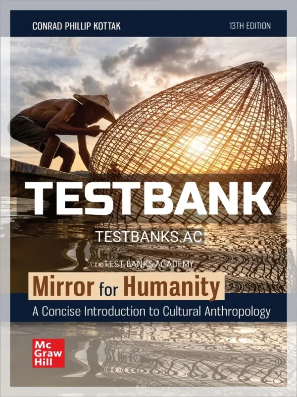 Test Bank for Mirror for Humanity 13th Edition by Kottak