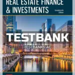 Test Bank for Real Estate Finance and Investments 17th Edition by Brueggeman