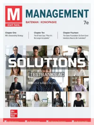 Solutions Manual for M Management 7th Edition by Bateman
