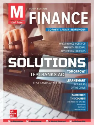 Solutions Manual for M Finance 5th Edition by Cornett