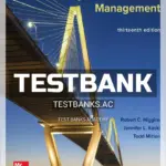 Test Bank for Analysis for Financial Management 13th Edition by Higgins