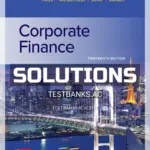 Solutions Manual for Corporate Finance 13th Edition by Ross