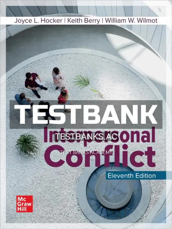 Test Bank for Interpersonal Conflict 11th Edition by Hocker