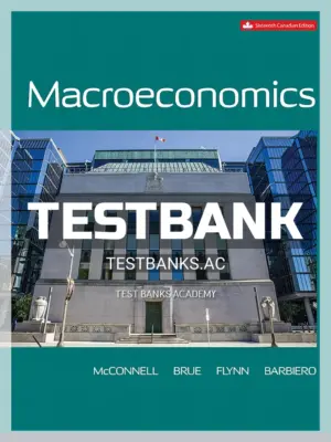 Test Bank for Macroeconomics 16th CA Edition by McConnell