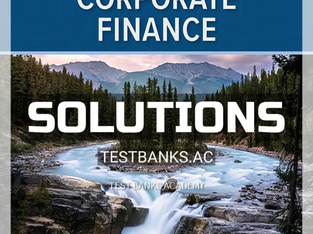 Solutions Manual for Corporate Finance 9th CA Edition by Ross