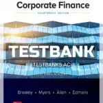 Test Bank for Principles of Corporate Finance 14th Edition by Brealey