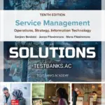 Solutions Manual for Service Management 10e Bordoloi 10th Edition by Bordoloi