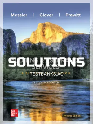 Solutions Manual for Auditing and Assurance Services A Systematic Approach 12th Edition by Messier