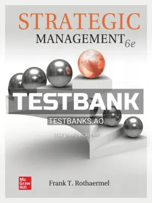Test Bank for Strategic Management 6th Edition by Rothaermel