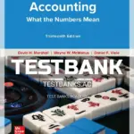 Test Bank for Accounting What the Numbers Mean 13th Edition by Marshall