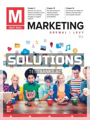 Solutions Manual for M Marketing 8th Edition by Grewal