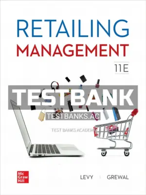 Test Bank for Retailing Management 11th Edition by Levy