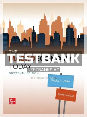 Test Bank for Macro Economy Today 16th Edition by Schiller