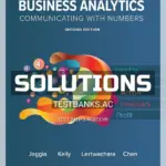 Solutions Manual for Business Analytics 2nd Edition by Jaggia