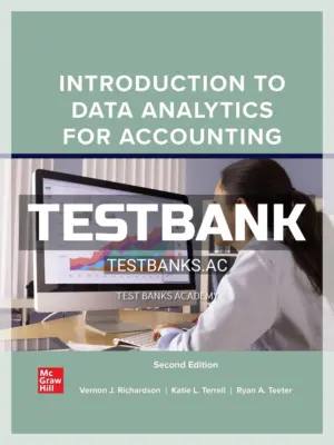 Test Bank for Introduction to Data Analytics for Accounting 2nd Edition by Richardson