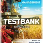 Test Bank for Farm Management 10th Edition by Kay