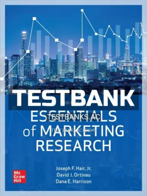 Test Bank for Essentials of Marketing Research 6th Edition by Hair