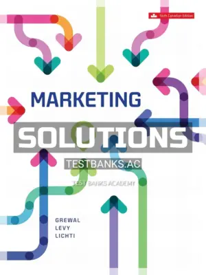 Solutions Manual for Marketing 6th CA Edition by Grewal
