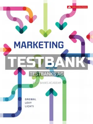 Test Bank for Marketing 6th CA Edition by Grewal