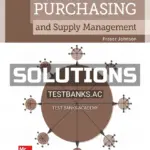 Solutions Manual for Purchasing and Supply Management 17th Edition by Johnson
