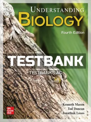 Test Bank for Understanding Biology 4th Edition by Mason