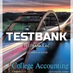 Test Bank for College Accounting 17th Edition by Price