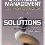 Solutions Manual for Strategic Management Creating Competitive Advantages 11th Edition by Dess