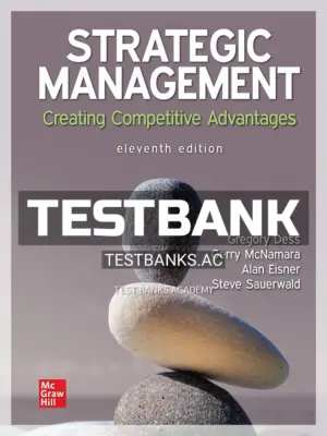 Test Bank for Strategic Management Creating Competitive Advantages 11th Edition by Dess