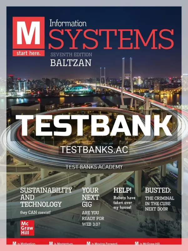 Test Bank for M Information Systems 7th Edition by Baltzan