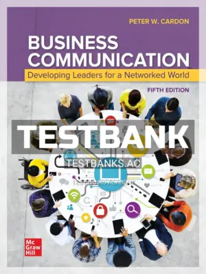 Test Bank for Business Communication 5th Edition by Cardon