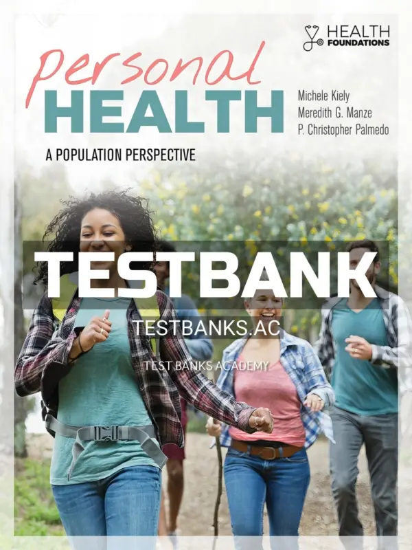 Test Bank for Personal Health 1st Edition by Kiely