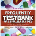 Test Bank for Frequently Prescribed Medications 3rd Edition by Mancano